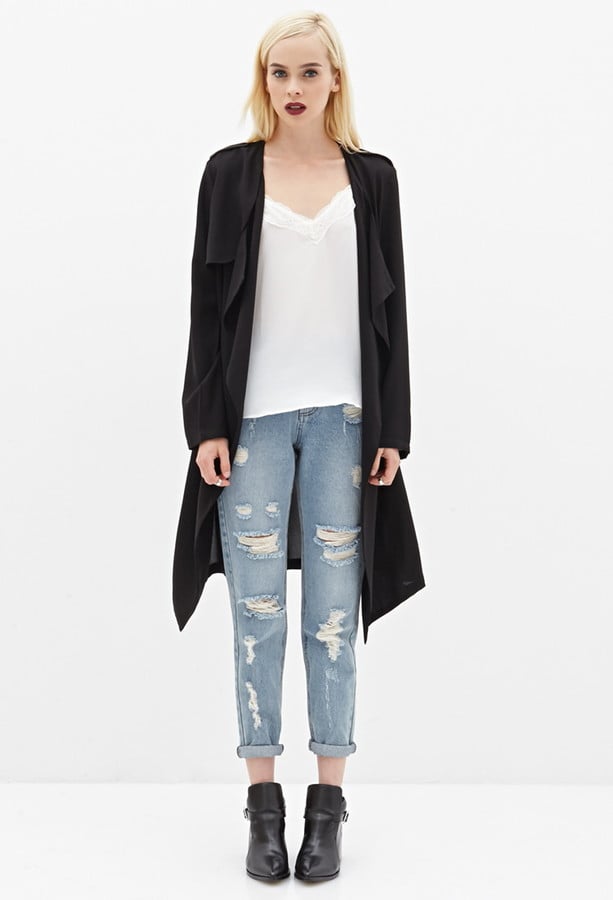 open front duster jacket