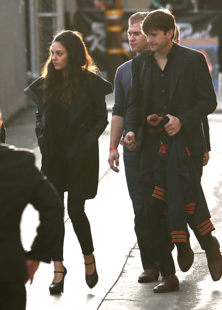 Ashton Kutcher and Mila Kunis in LA March 2016
