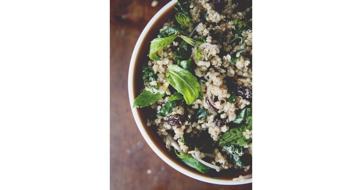 "Everything" Salad: Quinoa, Raisins, Pine Nuts, and More