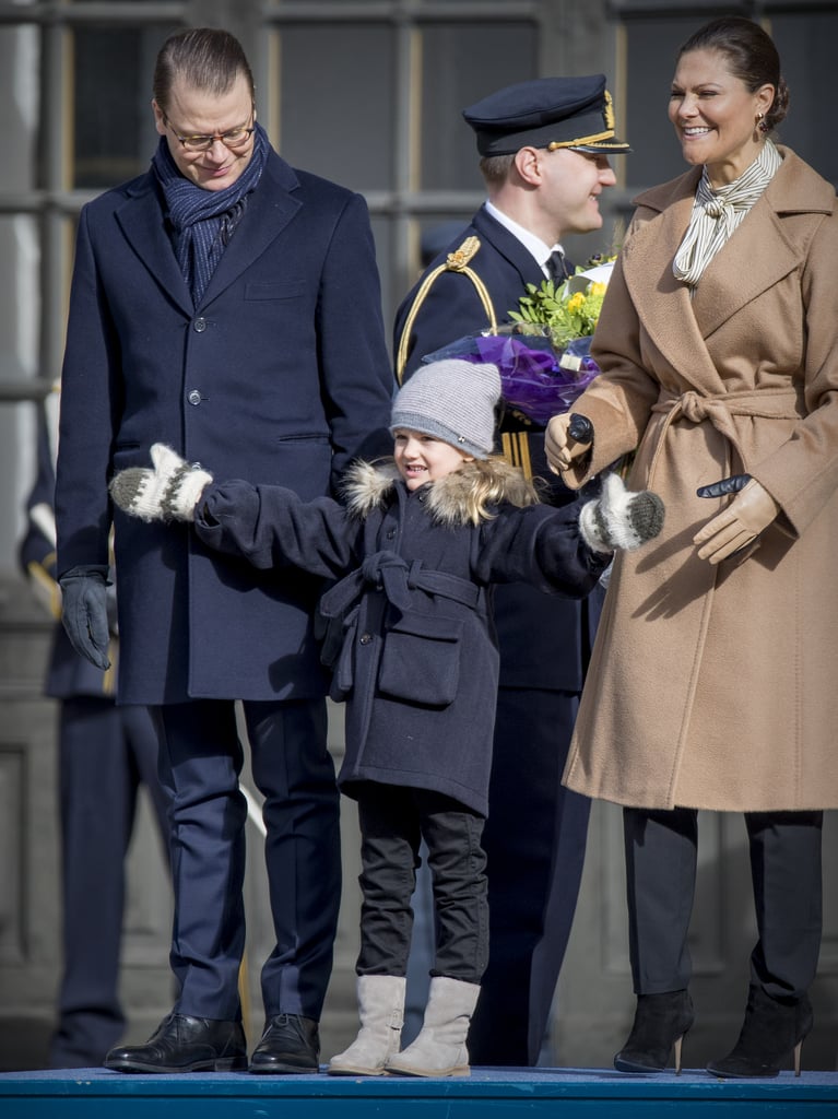 Princess Victoria and Family at Name Day Ceremony March 2017
