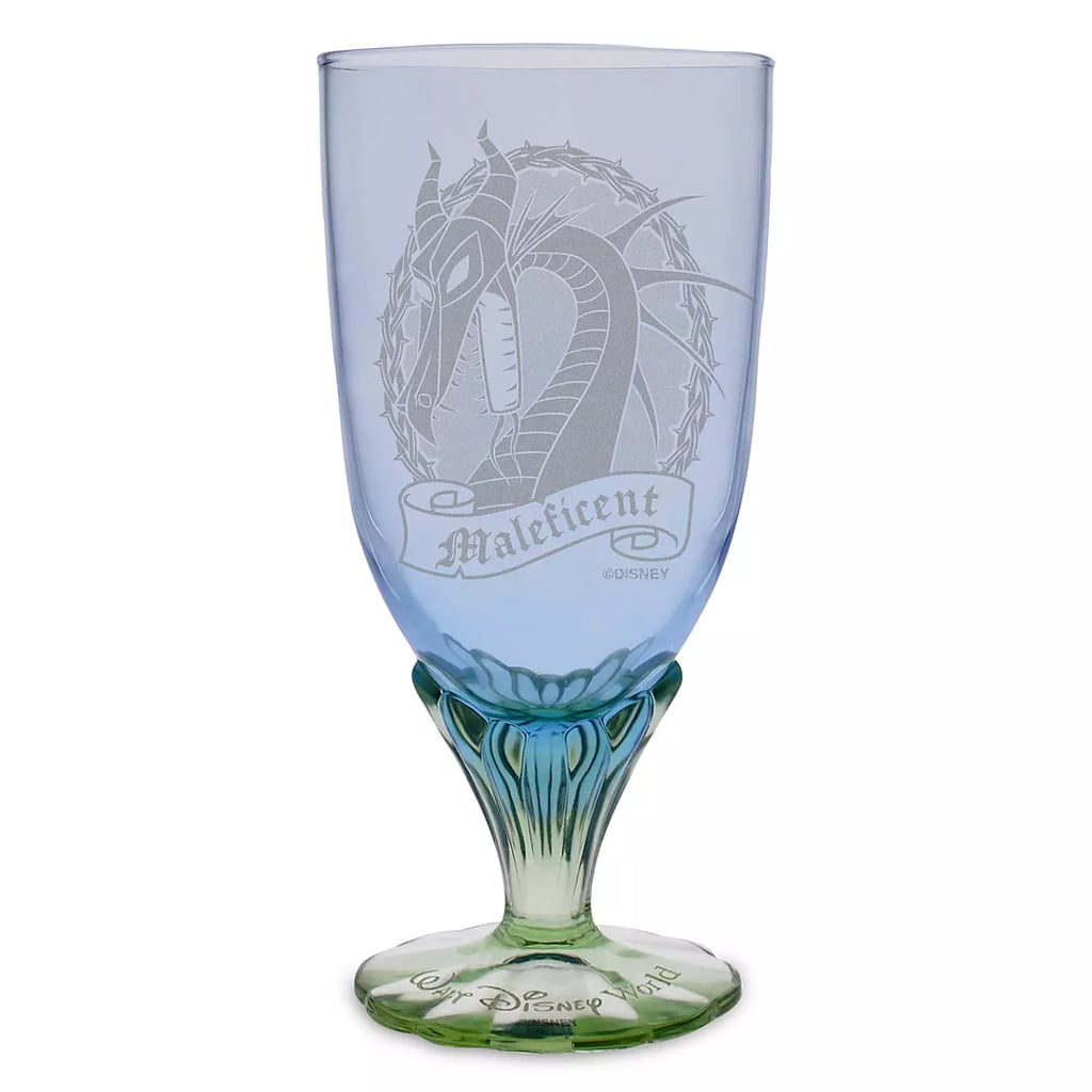 Personalized Maleficent Dragon Glass Goblet