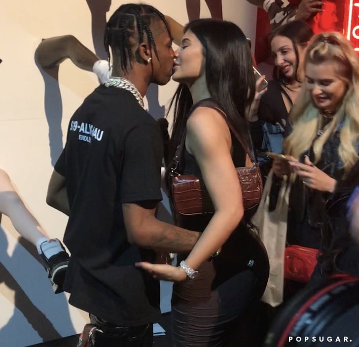Kylie Jenner Brown Bag at Travis Scott's Birthday