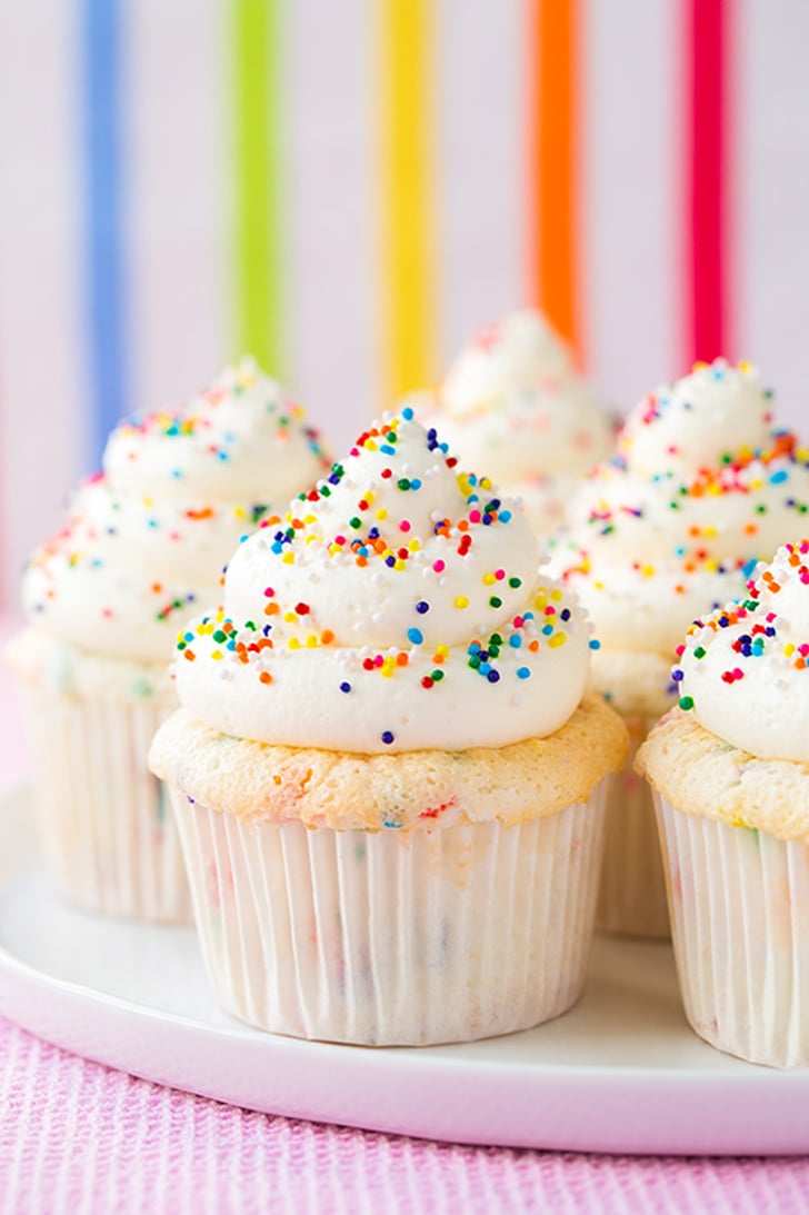 Funfetti Angel Food Cupcakes