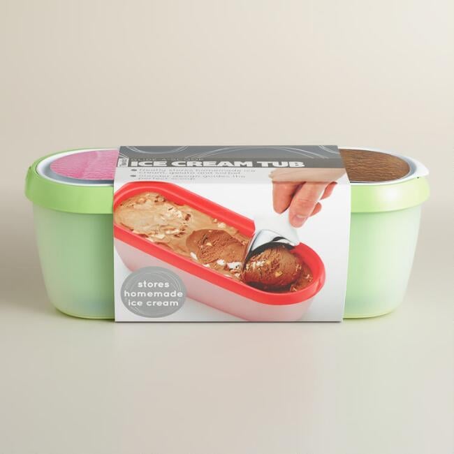 Poinciana Red Retro Ice Cream Scoop