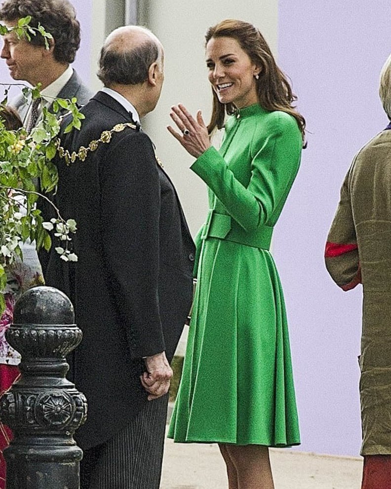 Kate middleton shop green dress chelsea