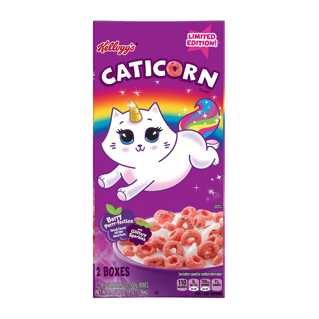 Score one — or a few thousand — of Kellogg's Limited Edition Caticorn Cereal ($6) ASAP! We have a feeling it'll fly off the shelves in a snap.