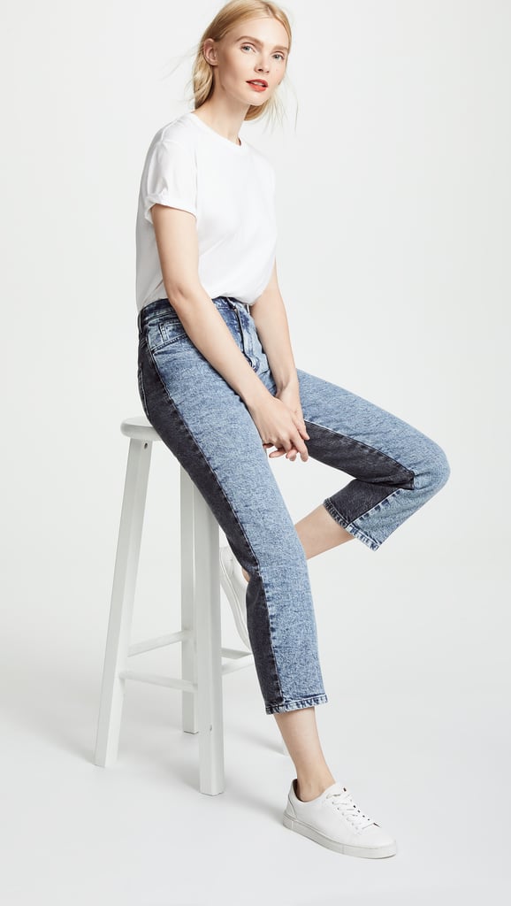 Stella McCartney Straight Leg Jeans | Hailey Baldwin Acid Wash Jeans ...