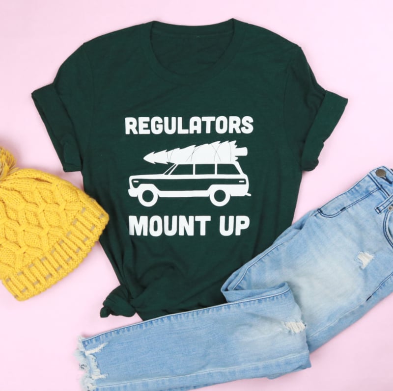 Regulators Mount Up Adult Holiday Edition Tee