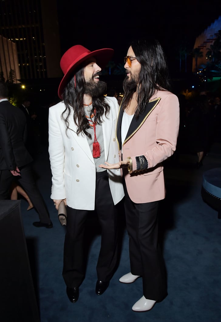 Alessandro Michele and Jared Leto at the 2019 LACMA Art Film