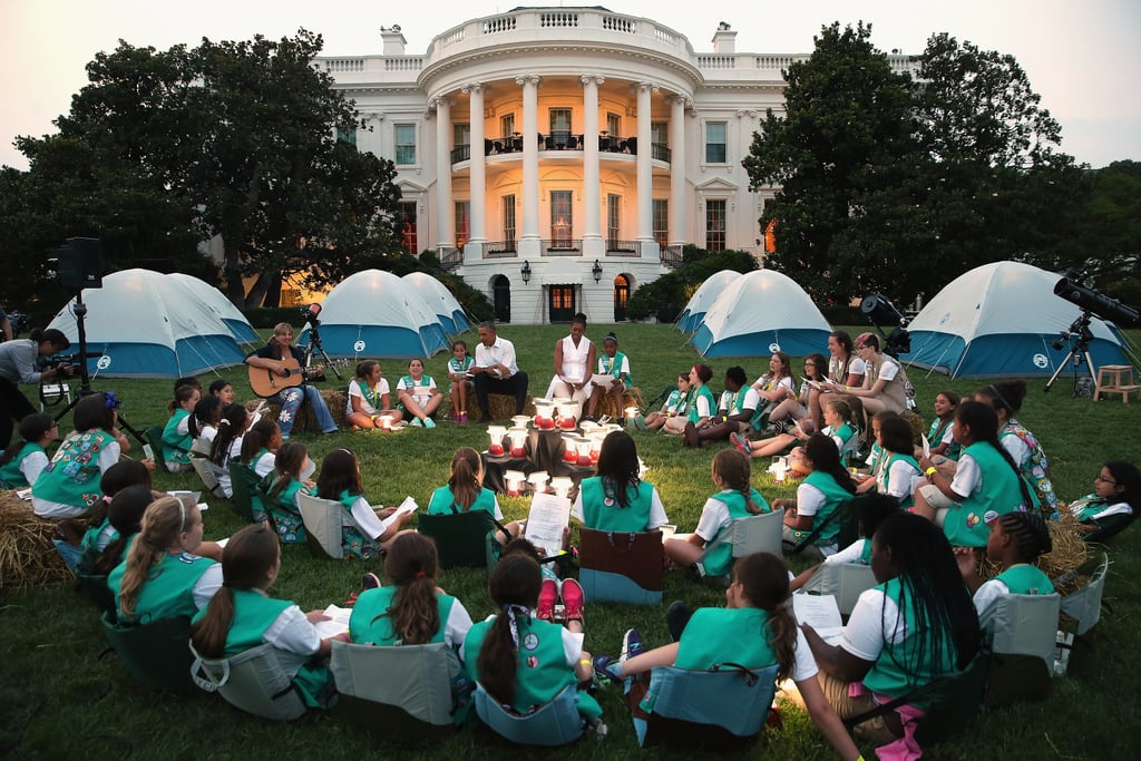 Girl Scouts at the White House