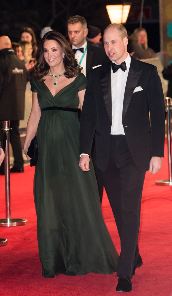 Prince William and Kate Middleton at the BAFTA Awards