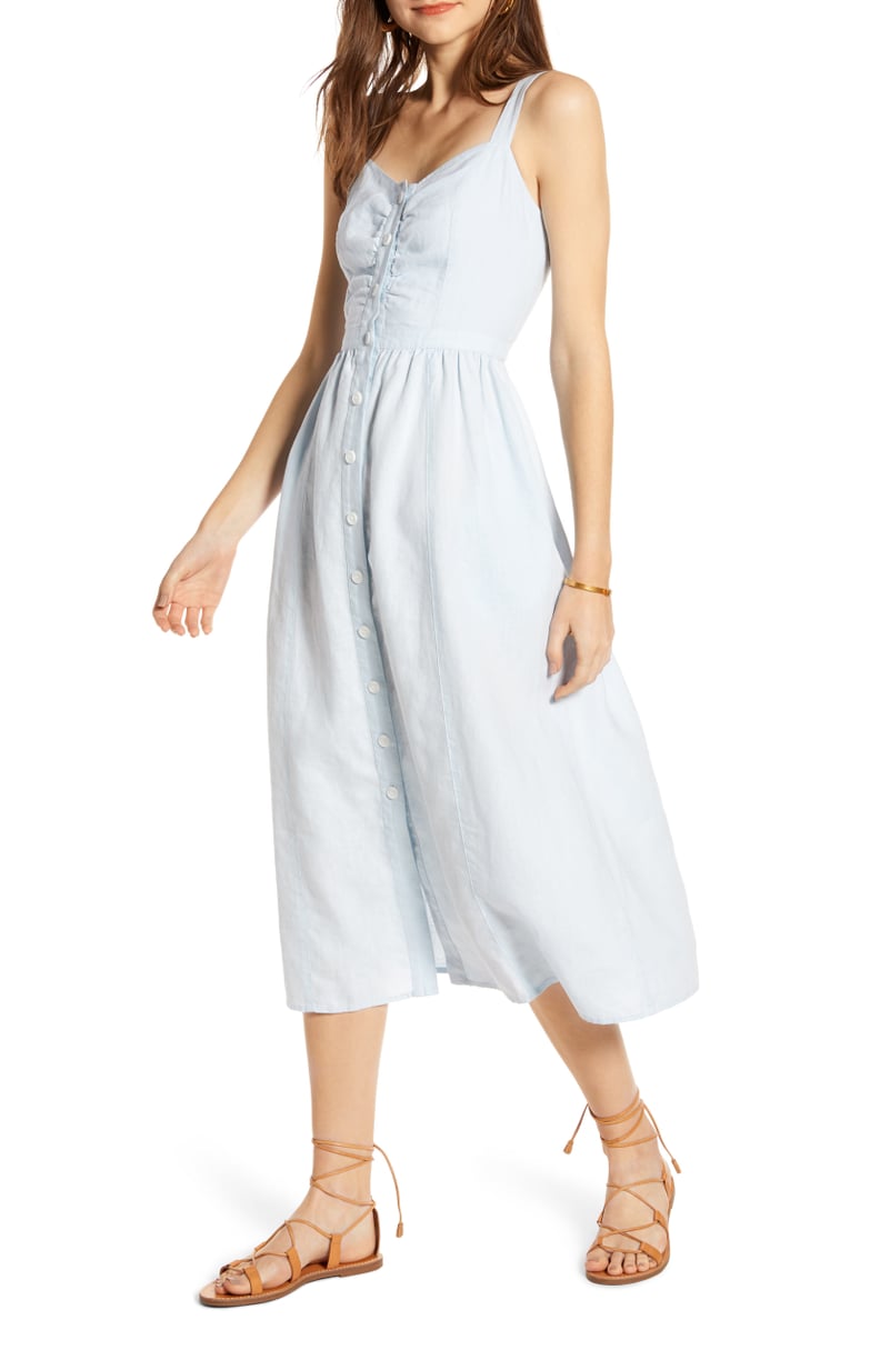 Treasure & Bond Linen Midi Dress