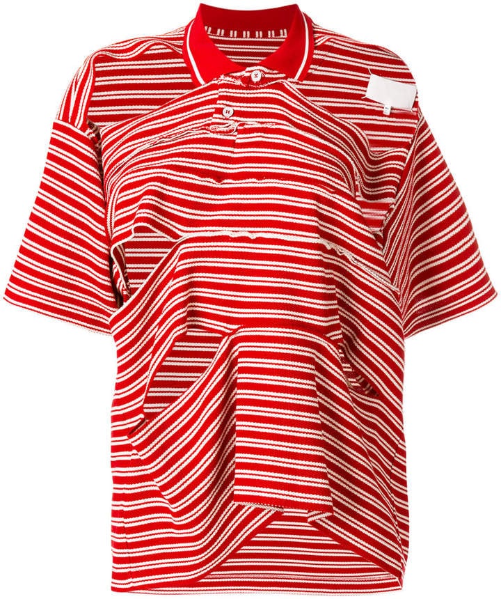 Maison Margiela Slit Detail Polo Shirt