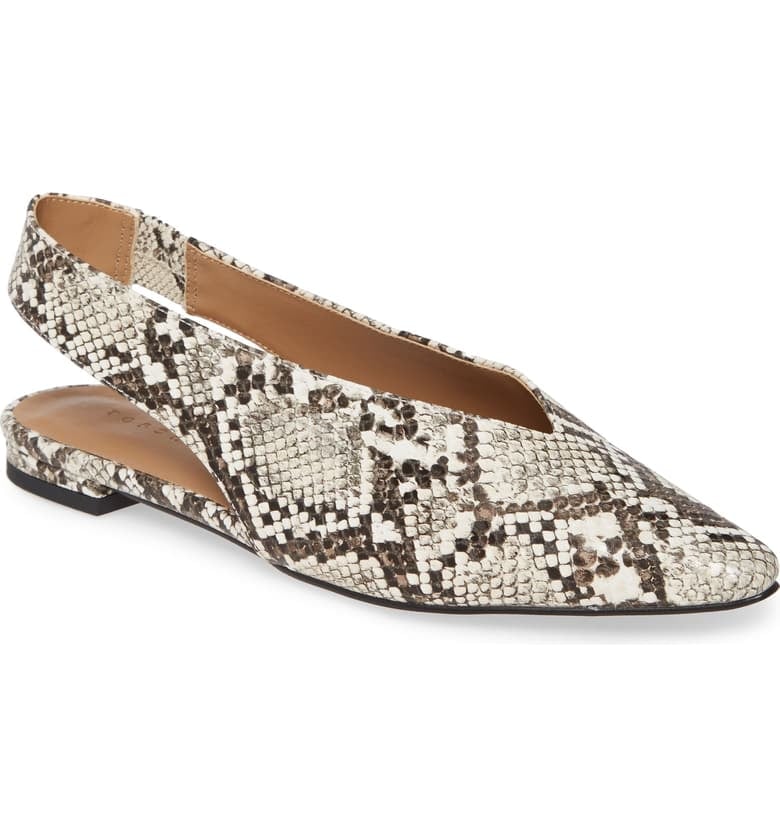 Topshop snake cheap print shoes