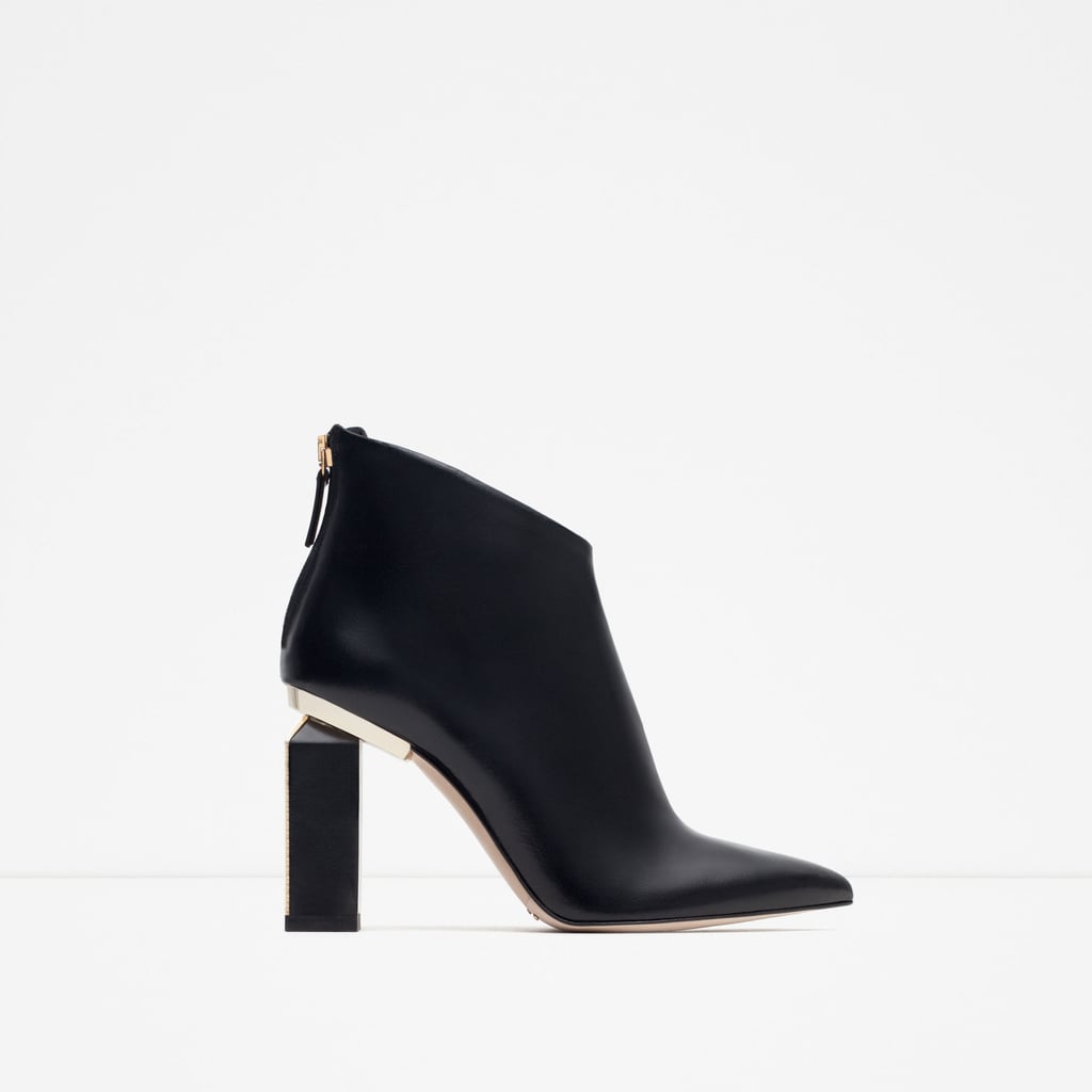 Zara Stacked Boot ($159) | Fall Shoe Trends 2015 | POPSUGAR Fashion ...