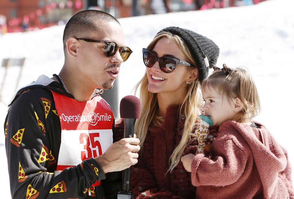 Ashlee Simpson and Her Family at Operation Smile Ski Event