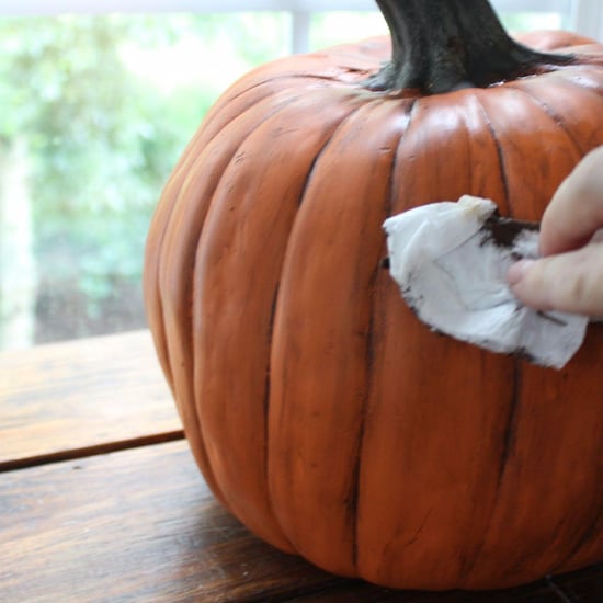 How to Make a Plastic Pumpkin Look Real