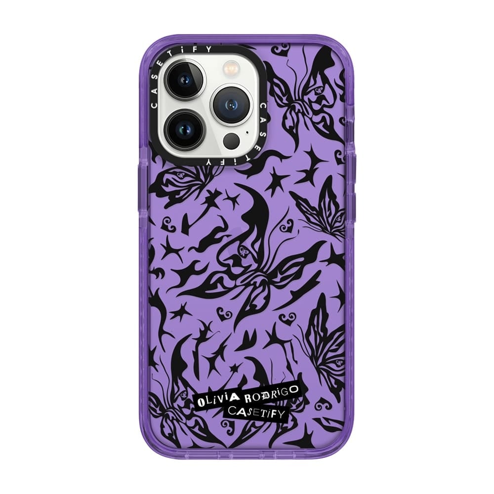 Olivia Rodrigo x Casetify Black Butterfly Town Case