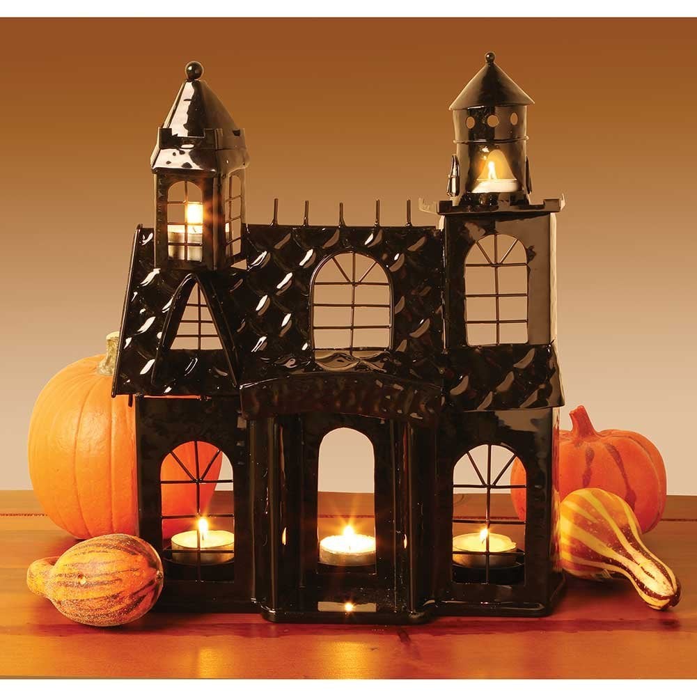 Haunted House Votive Candle Holder