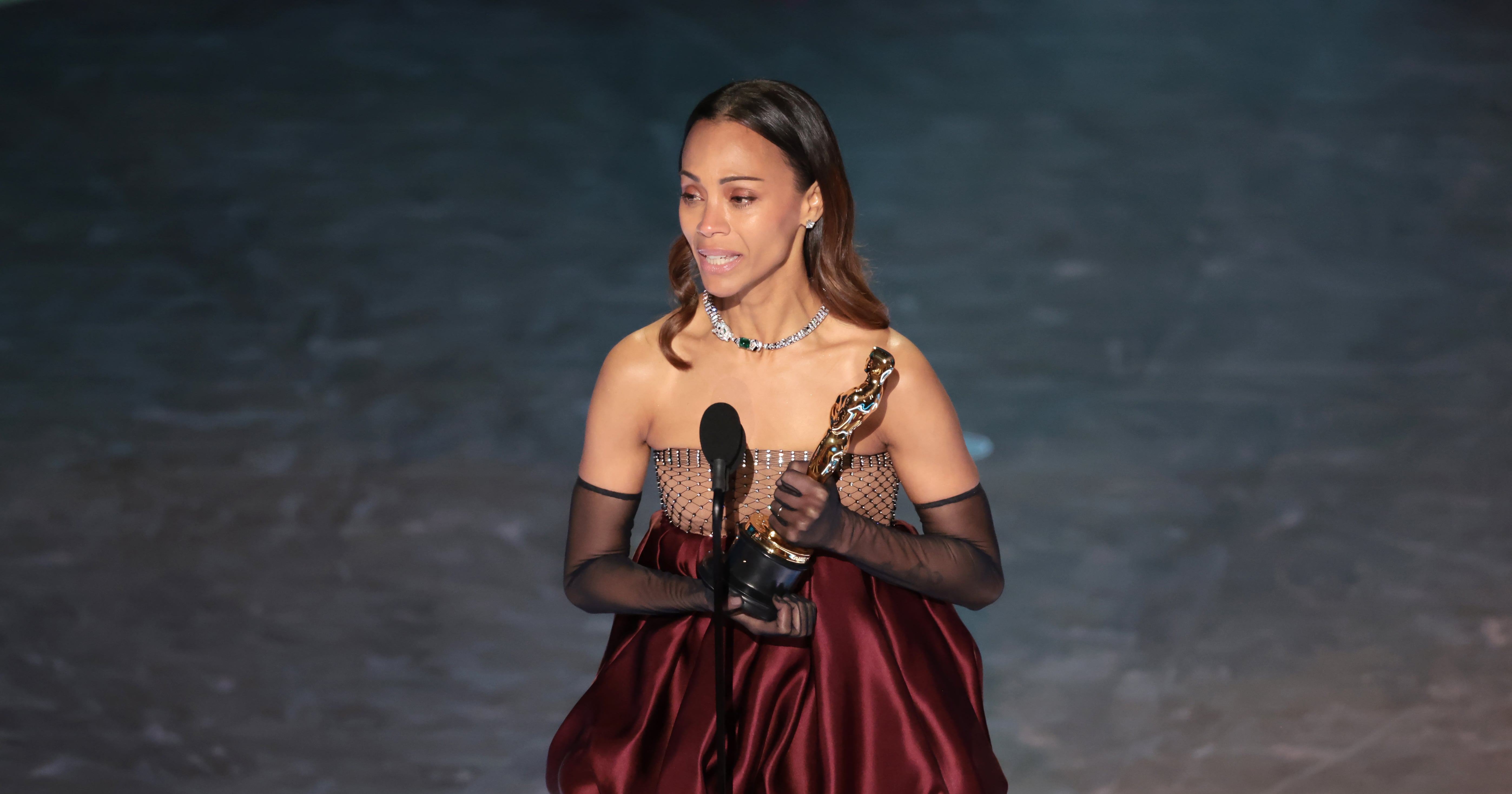 I’m Celebrating Zoe Saldaña’s Historical Oscar Win - Not “Emilia Pérez”