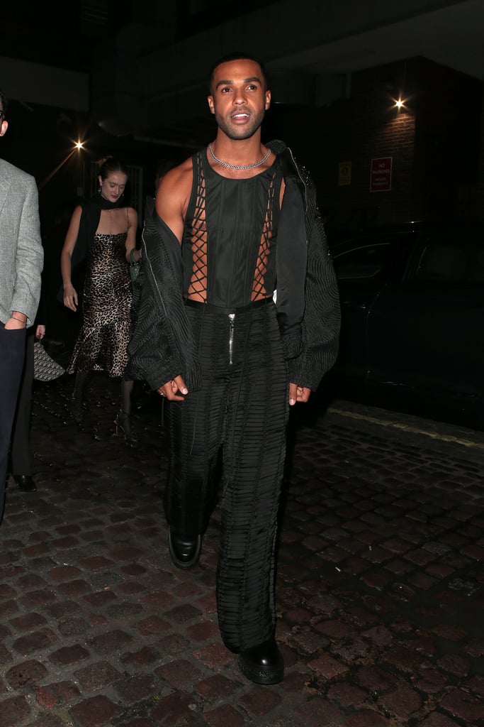 Lucien Laviscount Attends a Fashion Awards Afterparty