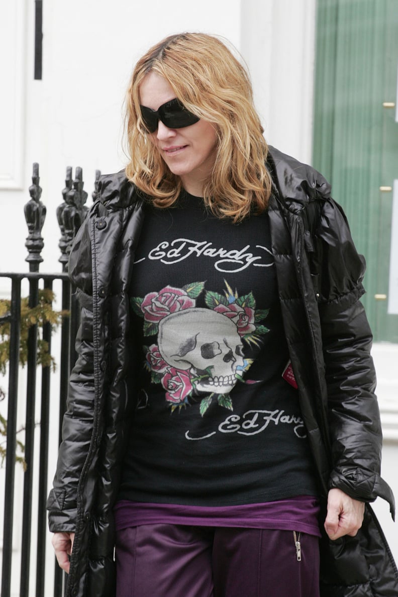 Madonna Wearing Ed Hardy