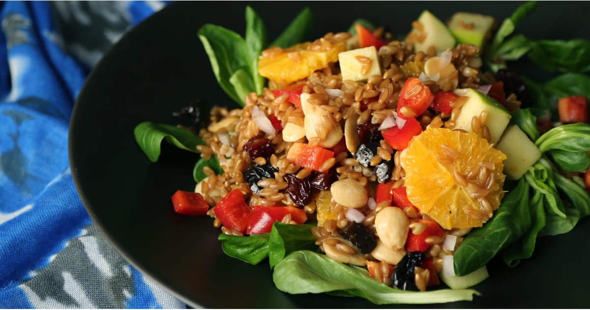 Vegan Farro Salad Recipe POPSUGAR Food