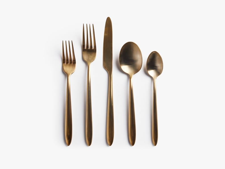 Foresto Velo Brushed Gold Flatware Set