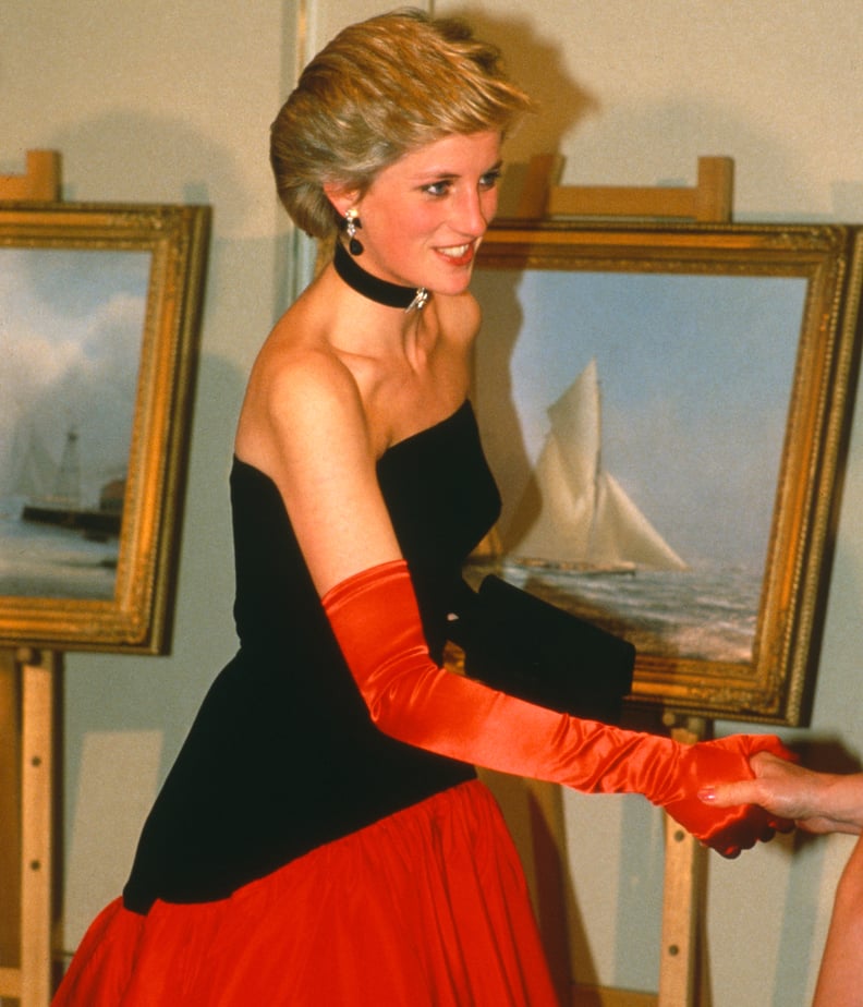 8 Princess Diana Dresses on Display at Vegas Exhibit | POPSUGAR Fashion