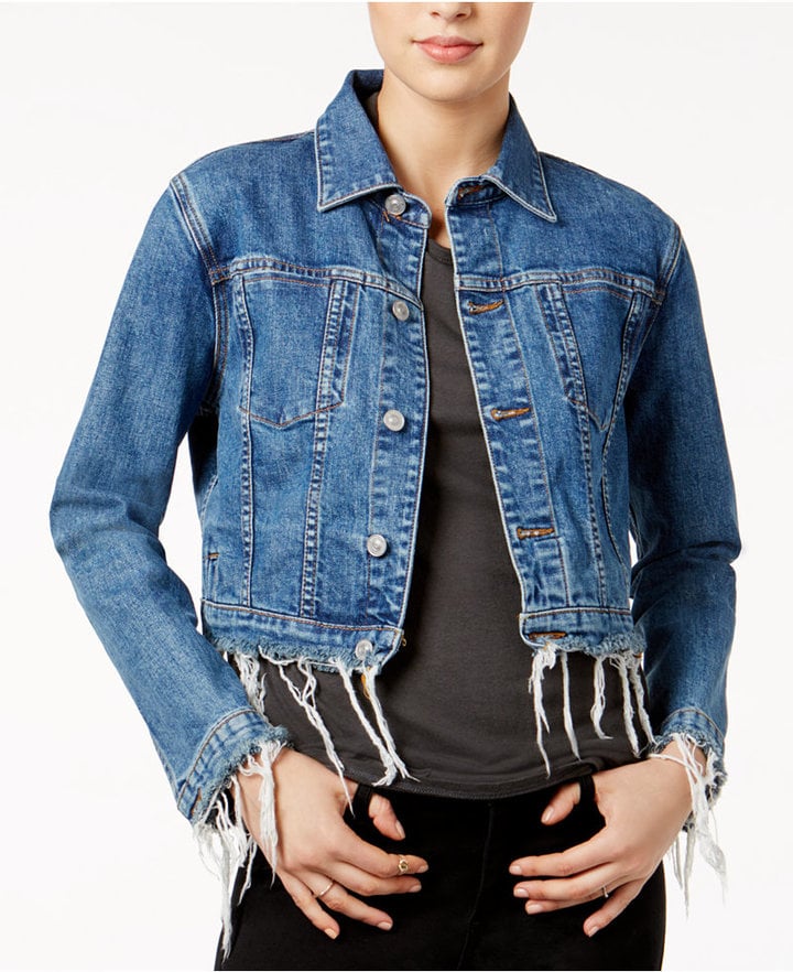 Hudson Garrison Cropped Denim Jacket