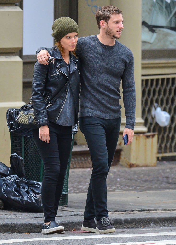 Jamie Bell and Kate Mara in NYC October 2015