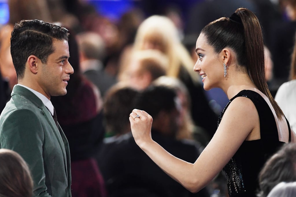 Pictured: Emmy Rossum and Rami Malek