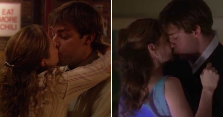 When Was Jim and Pam's First Kiss on The Office? | POPSUGAR Entertainment