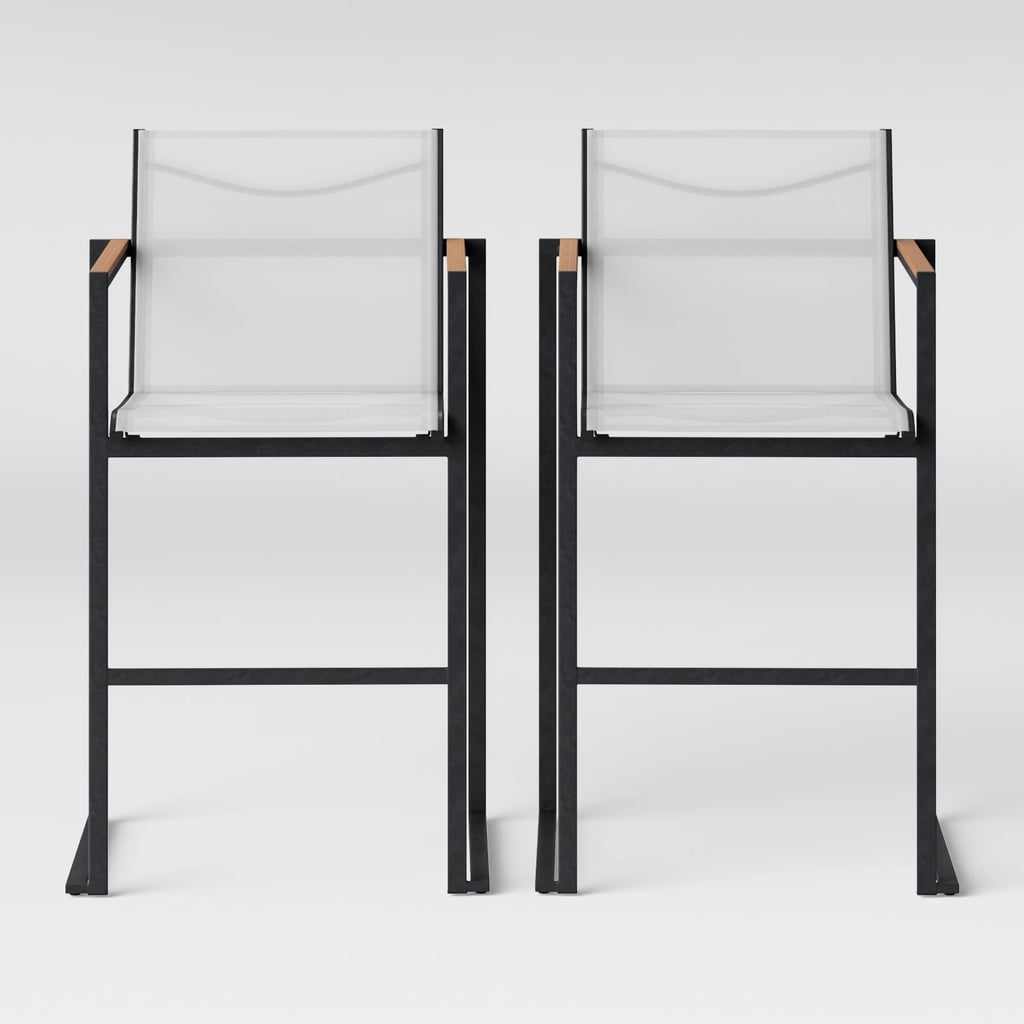 Henning 2-Pack Bar-Height Patio Chair