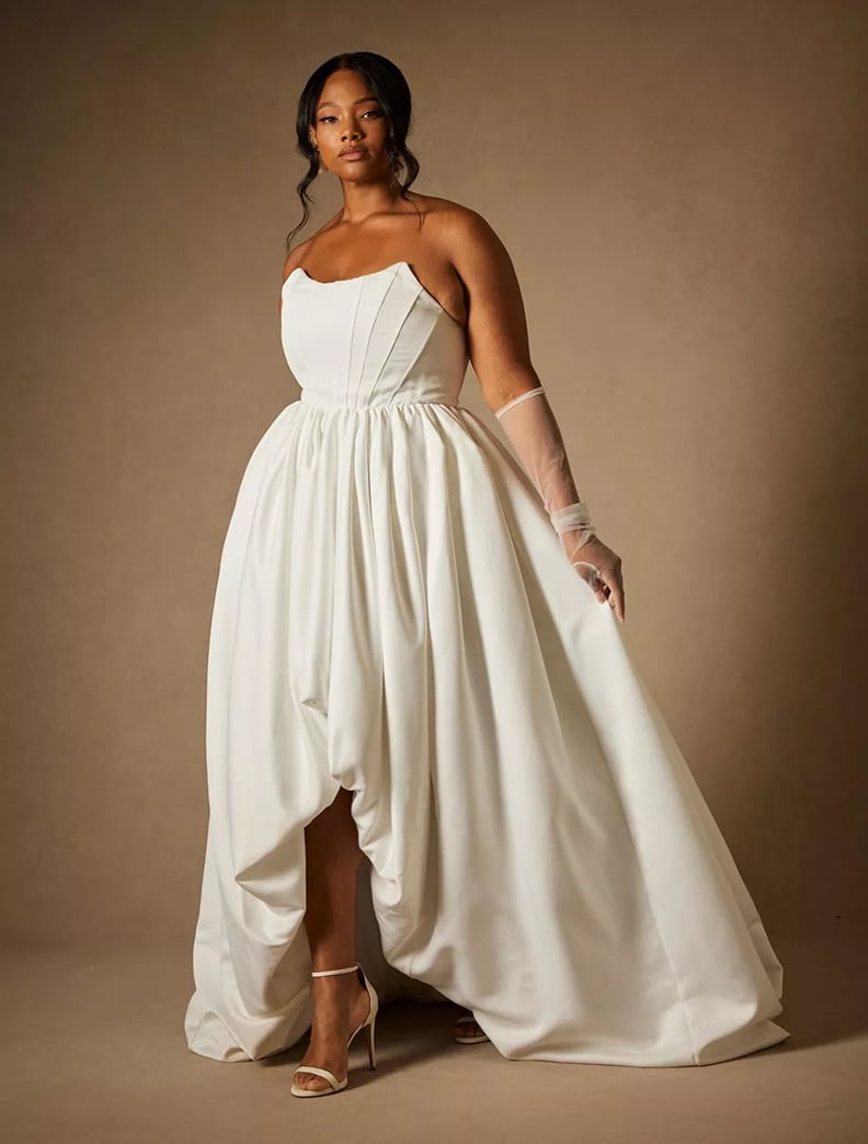 A Classic Ballgown: Bridal by Eloquii Corset Gown With Bubble Skirt