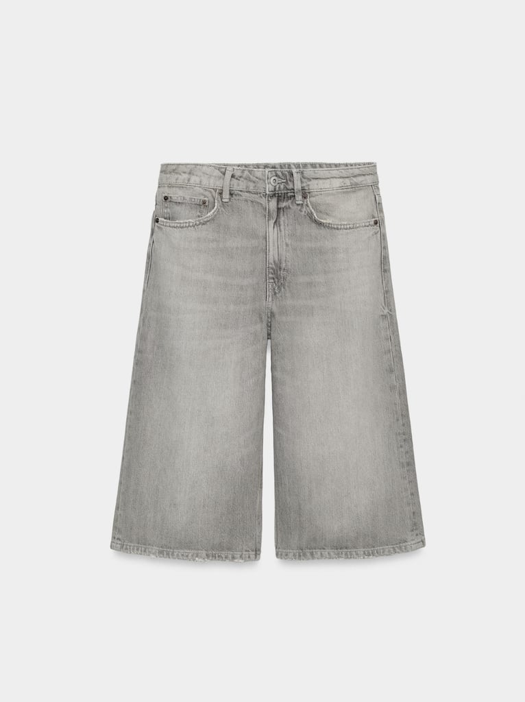 Zara TRF Baggy Denim Jorts