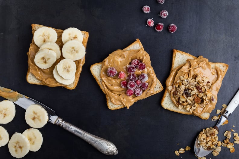 Almond Butter and Fruit on Bread