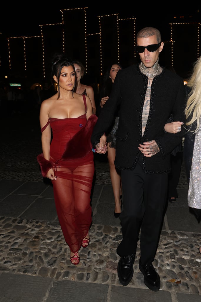 Kourtney Kardashian and Travis Barker in Portofino