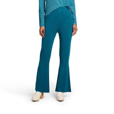 High-Rise Flare Sweater Pants