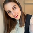 Beanie Feldstein Channeled Blair Waldorf in Miu Miu, and of Course a Headband Was Involved