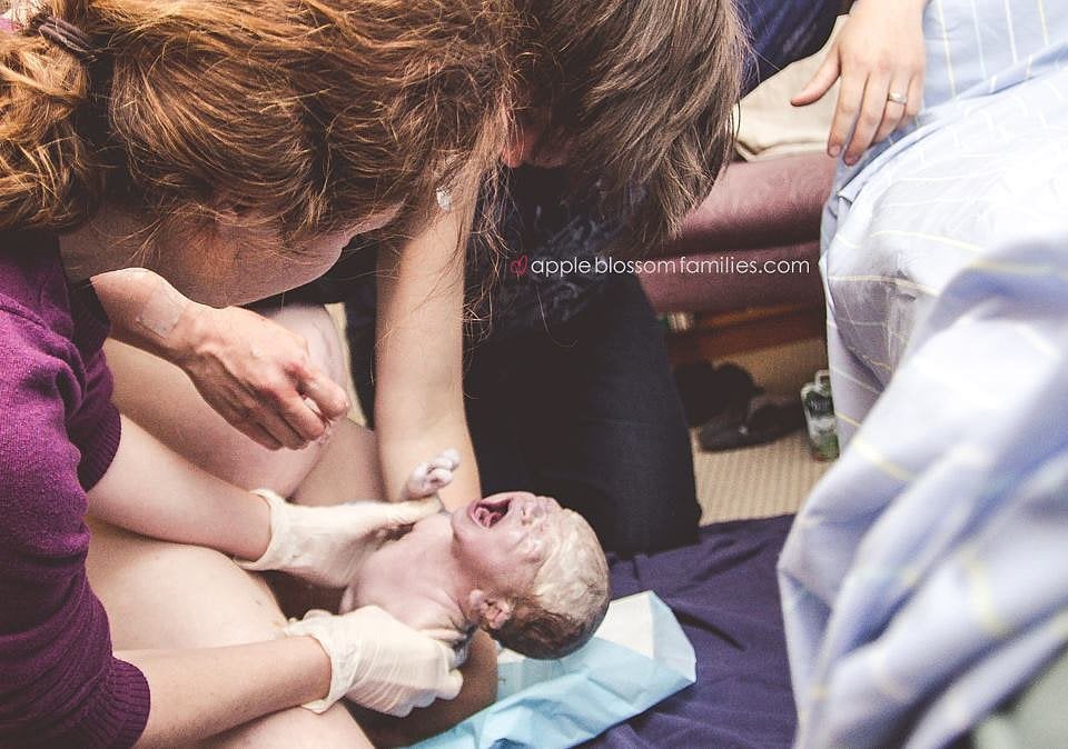 Intense Birth Photos