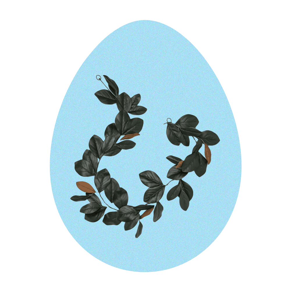 Artificial Magnolia Leaves Garland
