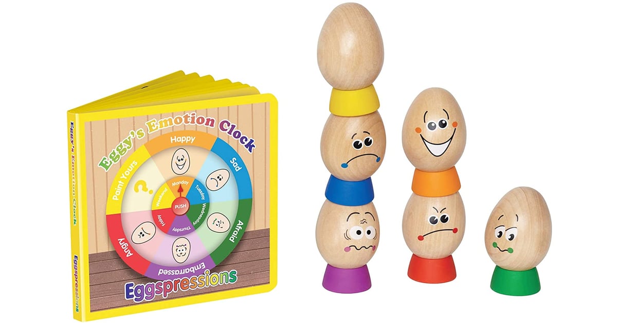 Hape Eggspressions Wooden Learning Toy with Illustrative Book Toys