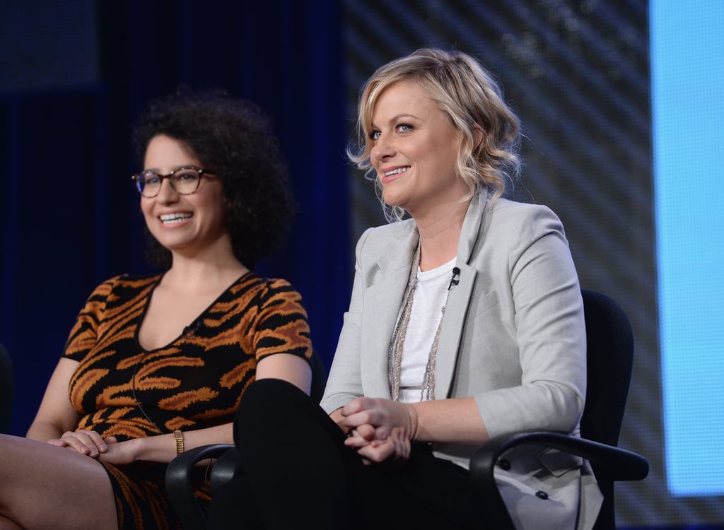 Amy Poehler spoke at the Broad City panel for Comedy Central with star Ilana Glazer.