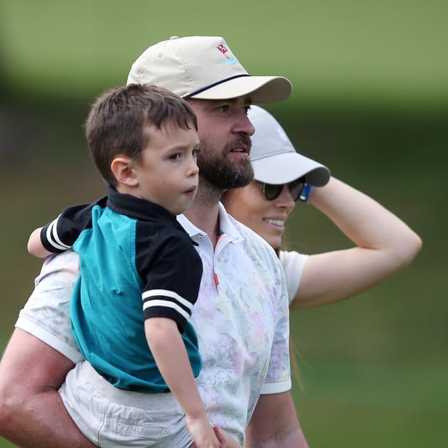 Justin Timberlake & Son Silas Run At Baseball Practice: Cute Photo