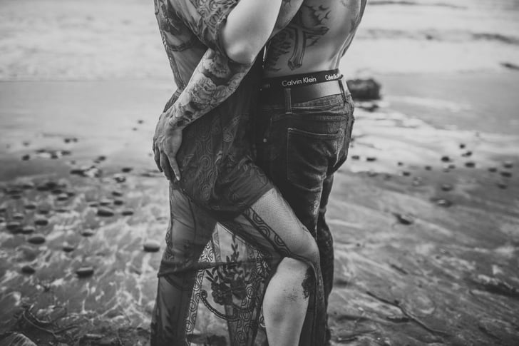 Black And White Sexy Couple Photos - This Couple Met Right Before Taking These Sexy Beach Photos | POPSUGAR