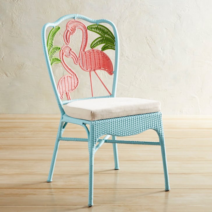 Flamingo Woven Dining Chair Best Summer Decor Items From Pier 1   Flamingo Woven Dining Chair 