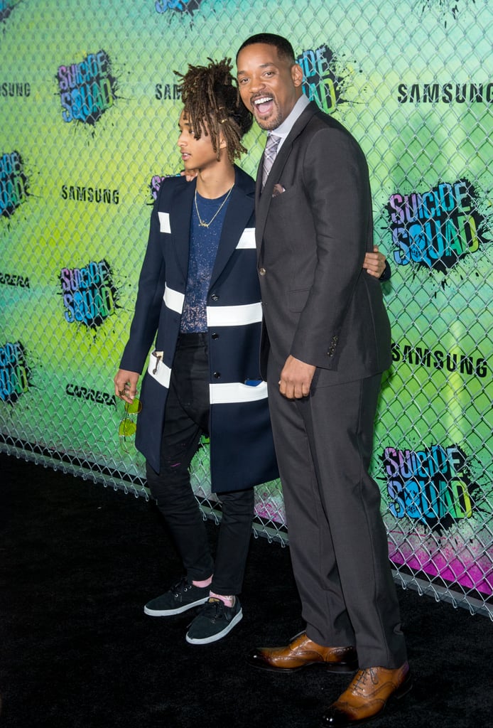 Will and Jaden Smith at Suicide Squad Premiere in NYC 2016