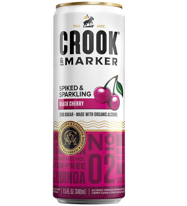 Crook & Marker Spiked & Sparkling Drink: Black Cherry