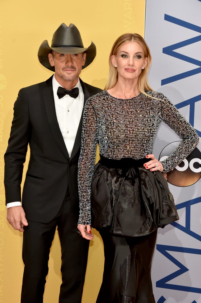 Faith Hill and Tim McGraw at the CMA Awards 2016